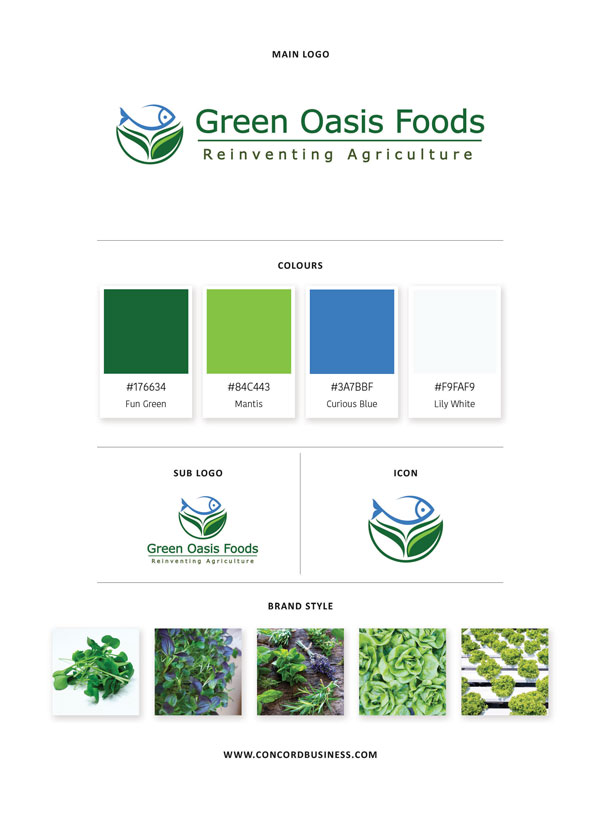 Brand Guide Development for Green Oasis